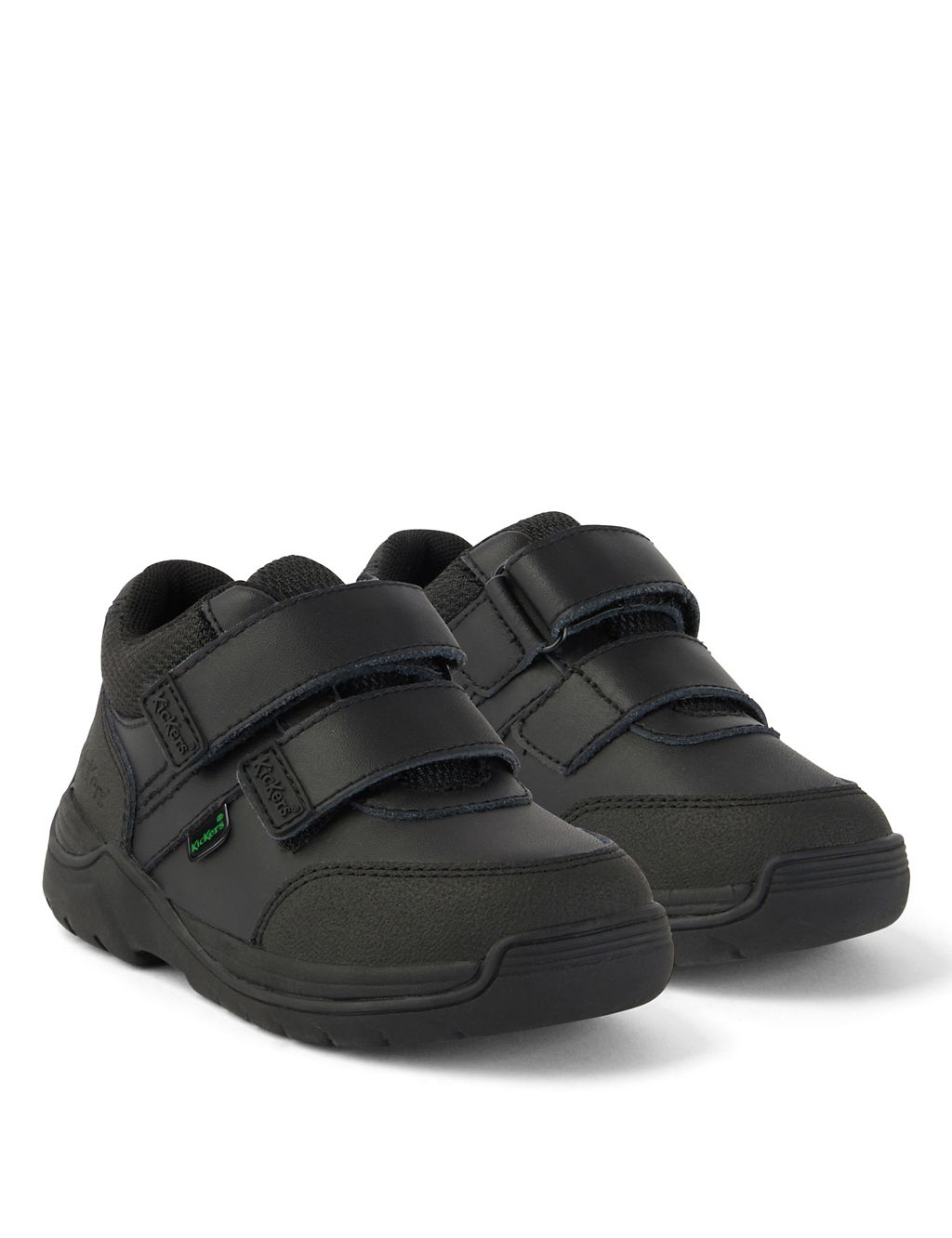 Kids' Leather Riptape School Shoes 1 of 6
