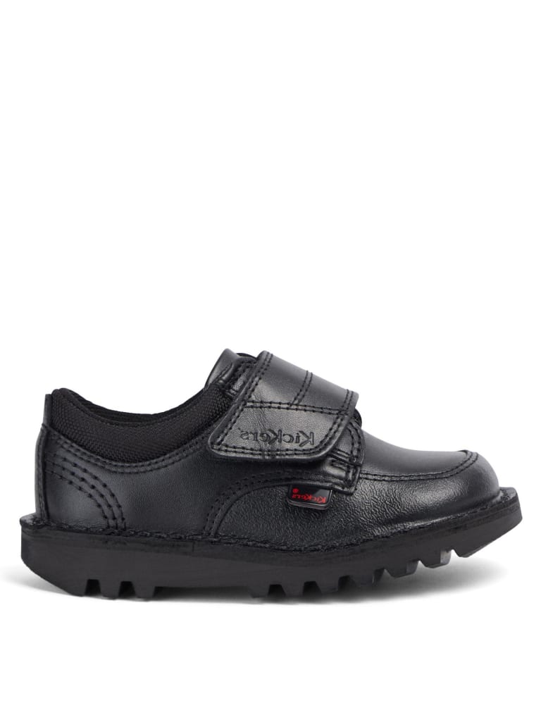 Kids' Leather Riptape School Shoes 1 of 4