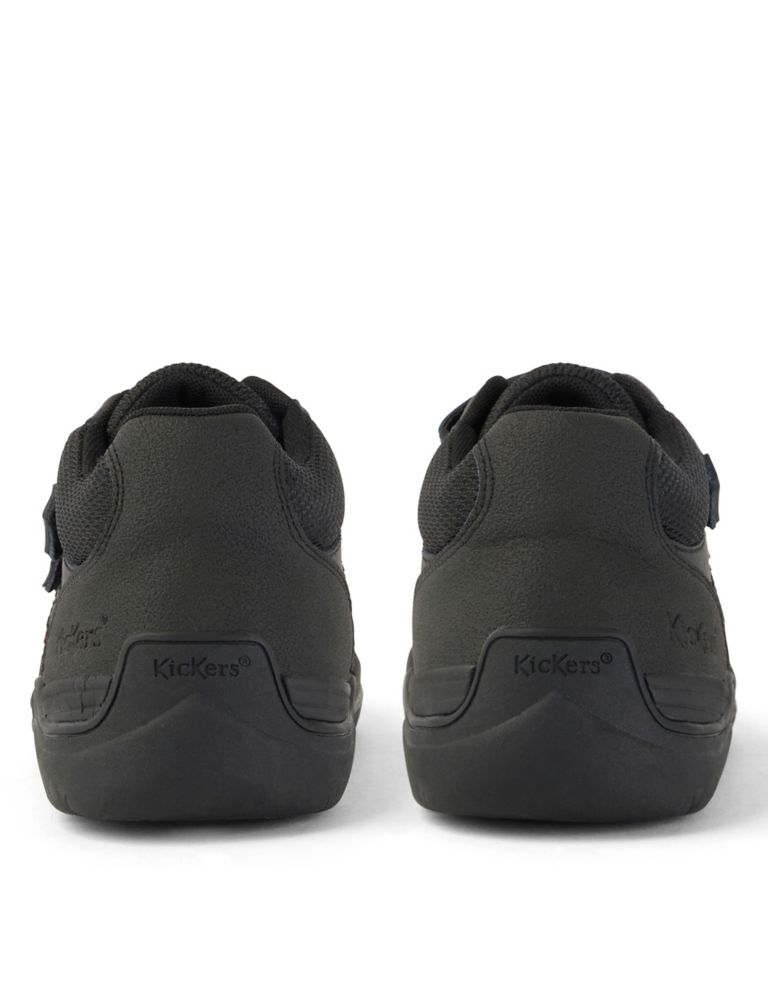 Kids' Leather Riptape School Shoes 4 of 6