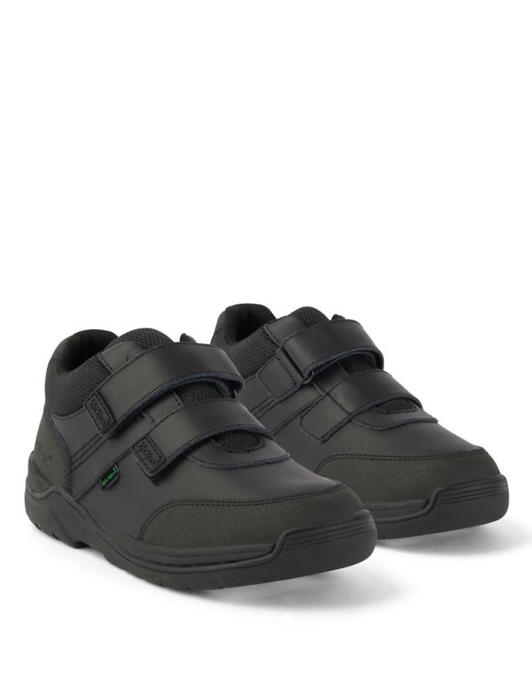 Kids' Leather Riptape School Shoes 2 of 6