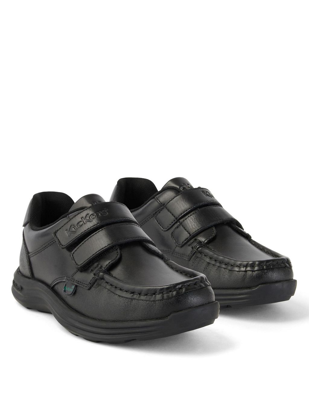 Kids' Leather Riptape School Shoes 1 of 5