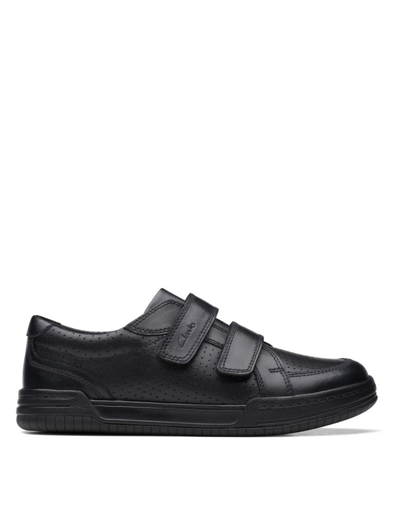 Kids' Leather Riptape School Shoes 1 of 4