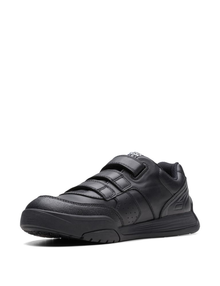 Kids' Leather Riptape Trainers (3 Small - 8 Small) 3 of 7