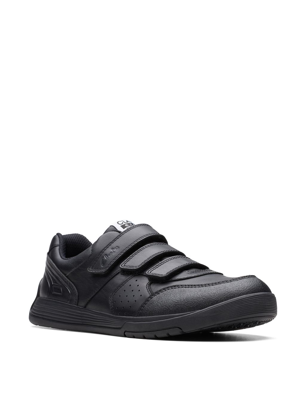 Kids' Leather Riptape Trainers (3 Small - 8 Small) 1 of 7