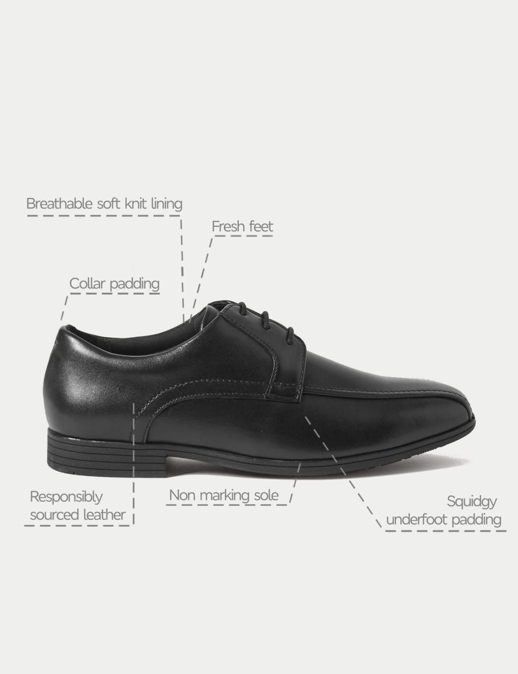 Soft leather school shoes discount