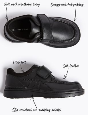 non leather school shoes
