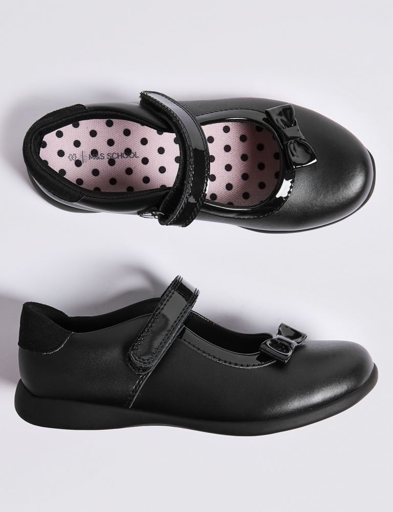 Kids’ Leather School Shoes (8 Small - 1 Large) 2 of 5
