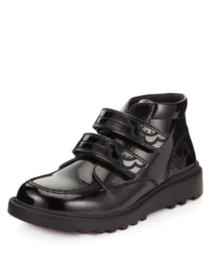 Kids black patent on sale boots