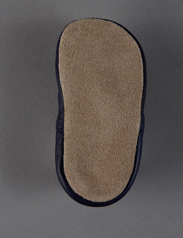 Kids' Leather Slip-On Pram Shoes 3 of 4