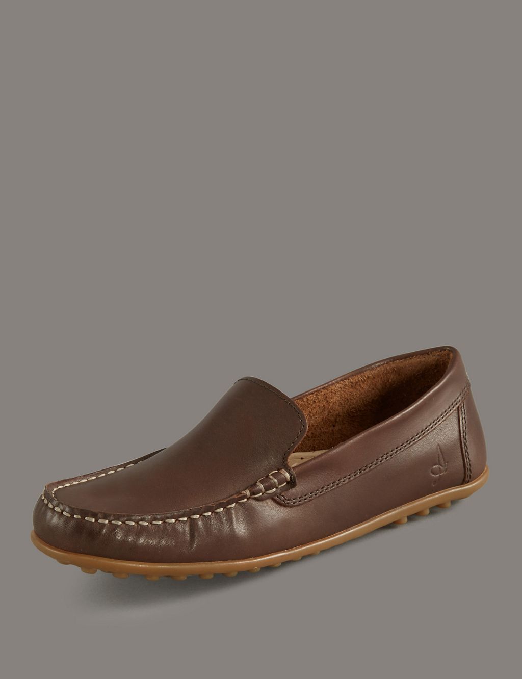 Kids' Leather Slip-On Shoes 3 of 5
