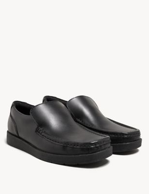 Kids' Leather Slip-on Loafer School Shoes (13 Small - 9 Large) Image 2 of 7