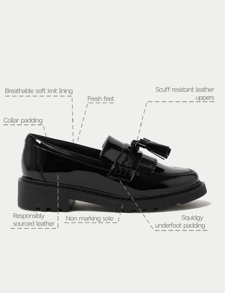 Kids' Leather Slip-on School Shoes (13 Small - 7 Large) 6 of 6
