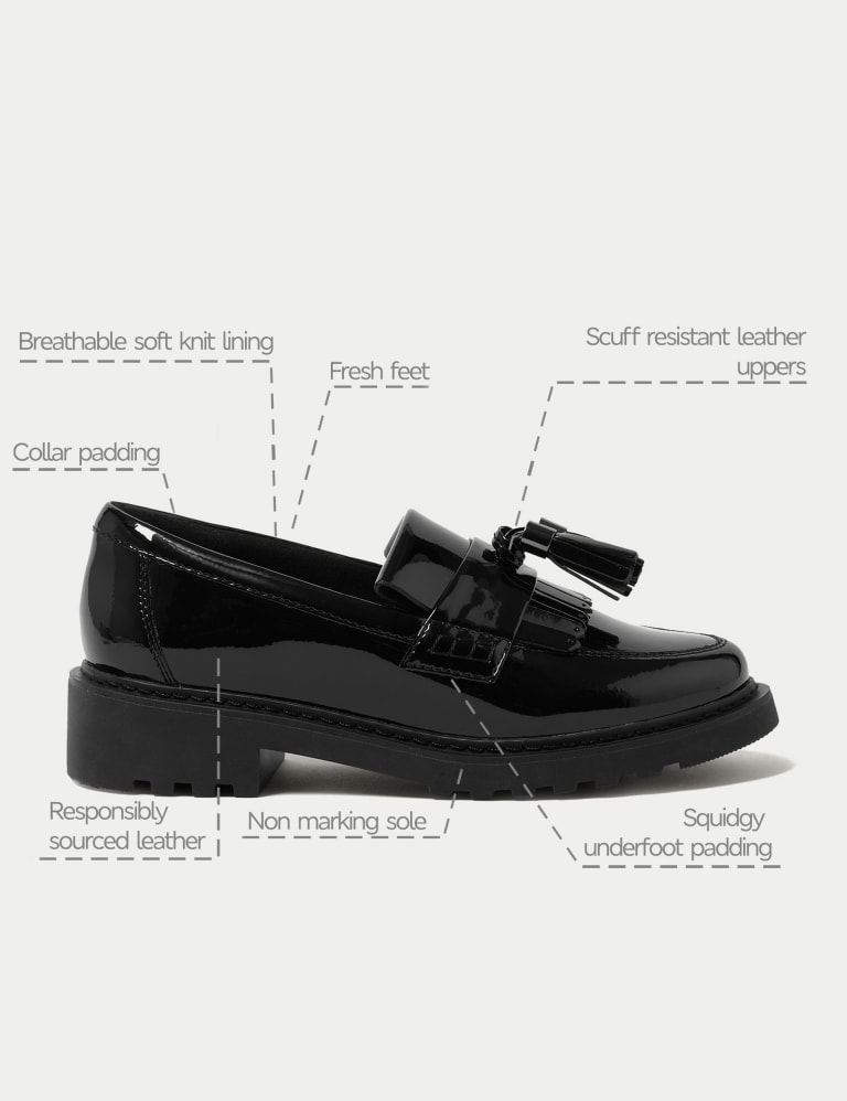 Slip on shoes school top