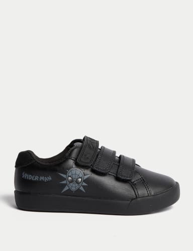 Kids' Leather Spider-Man™ Riptape Trainers (8 Small - 2 Large) 1 of 5