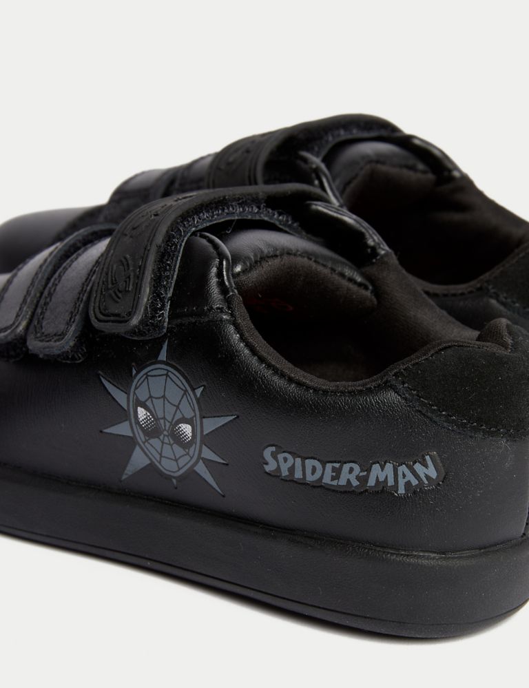 Kids' Leather Spider-Man™ Riptape Trainers (8 Small - 2 Large) 3 of 7