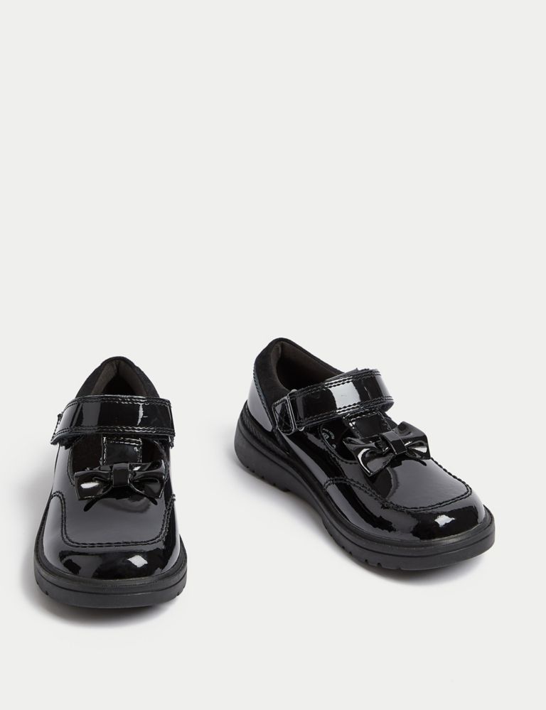 Kids’ Leather T-Bar School Shoes (8 Small - 1 Large) 2 of 5