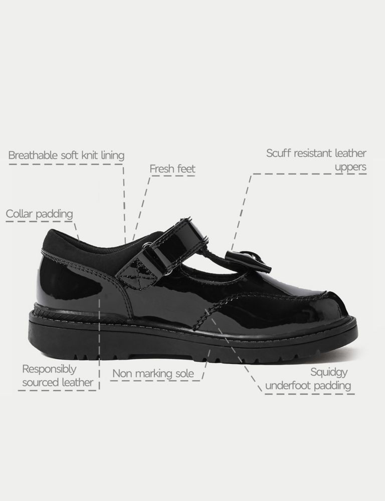 Kids’ Leather T-Bar School Shoes (8 Small - 1 Large) 5 of 5