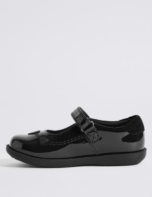 boys wide fit school shoes