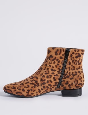 Next leopard print ankle hot sale boots