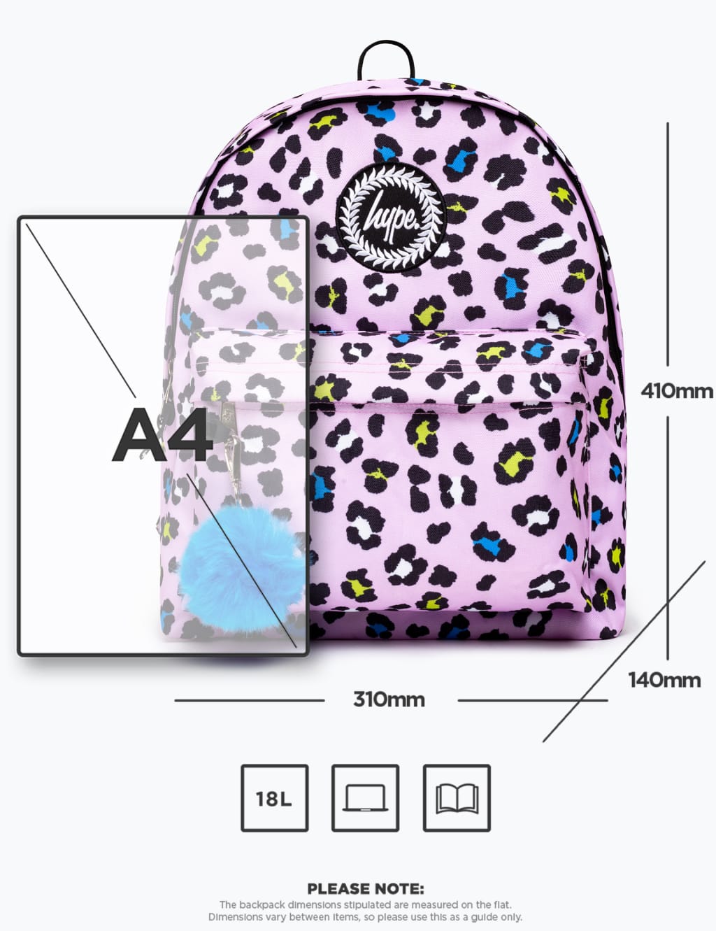 Kids Leopard Print Backpack Hype M S