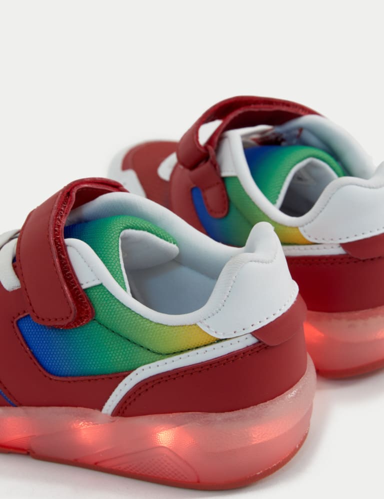 Kids' Light Up Riptape Trainers (4 Small - 2 Large) 3 of 4