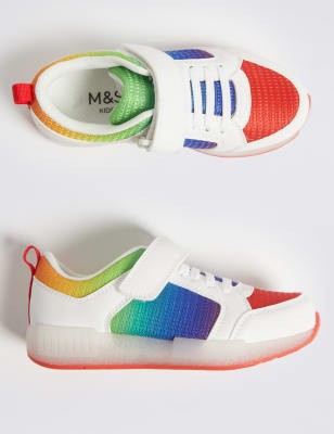 Boys on sale rainbow trainers