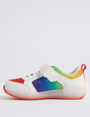 kids rainbow trainers