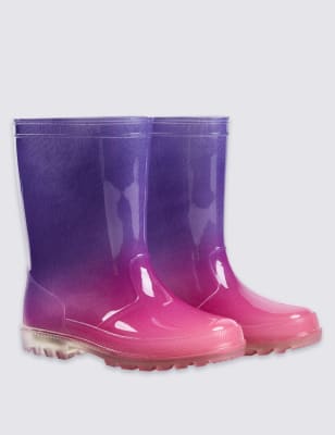 Children's flashing outlet wellies