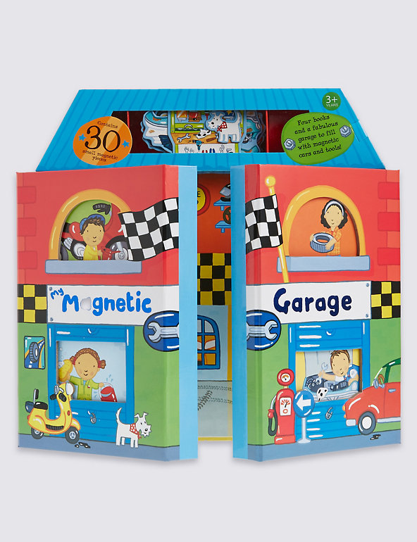 Kids' Magnetic Garage Books Image 1 of 2