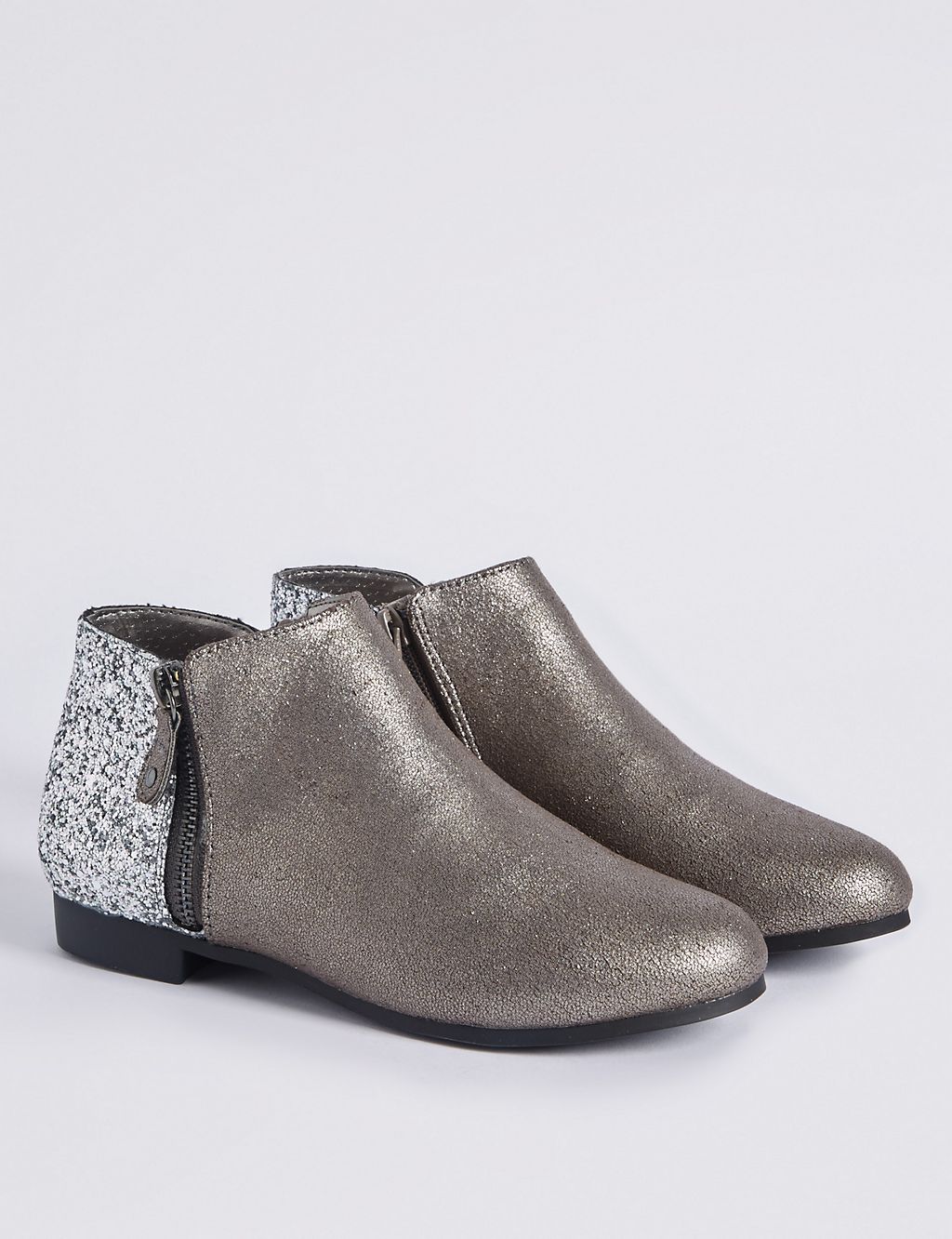 Kids' Metallic Ankle Boots 3 of 4