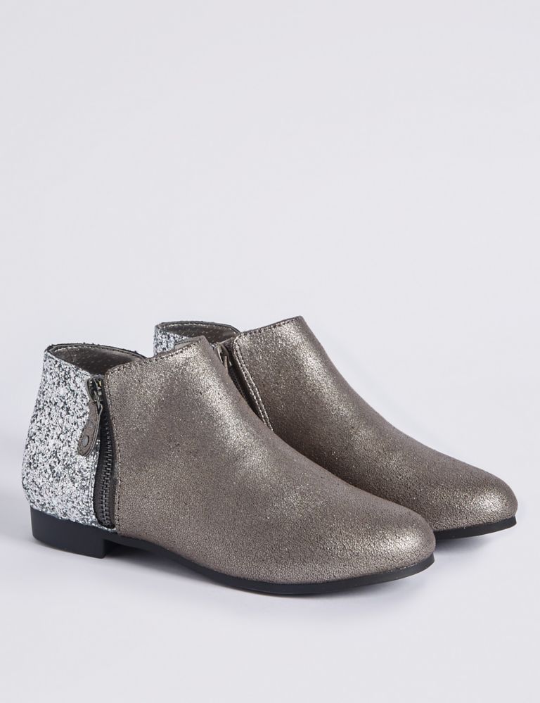 Kids' Metallic Ankle Boots 1 of 4
