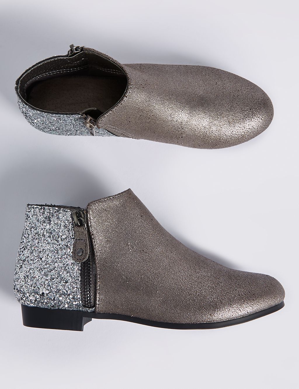 Kids' Metallic Ankle Boots 1 of 4