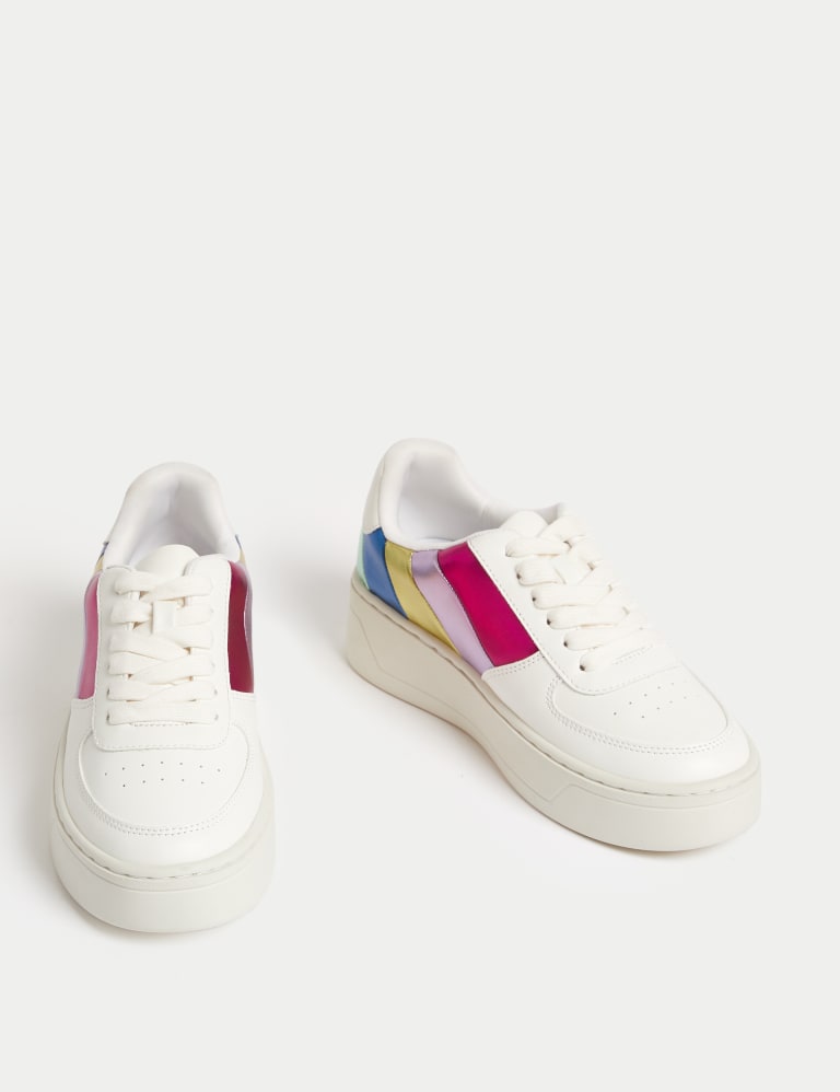Childrens platform trainers outlet