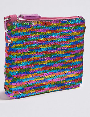 Kids' Multi Sequin Phone Bag Image 2 of 4