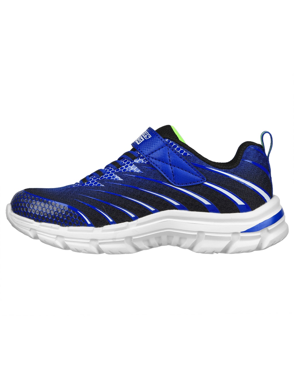 Skechers boys nitrate on sale memory foam trainers black