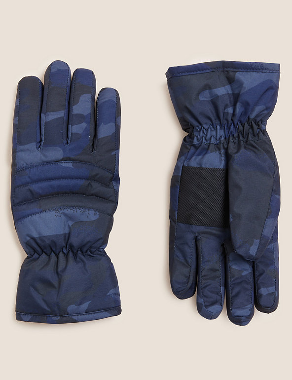 Kids' Padded Camouflage Ski Gloves (12 Mths - 13 Yrs) Image 1 of 1
