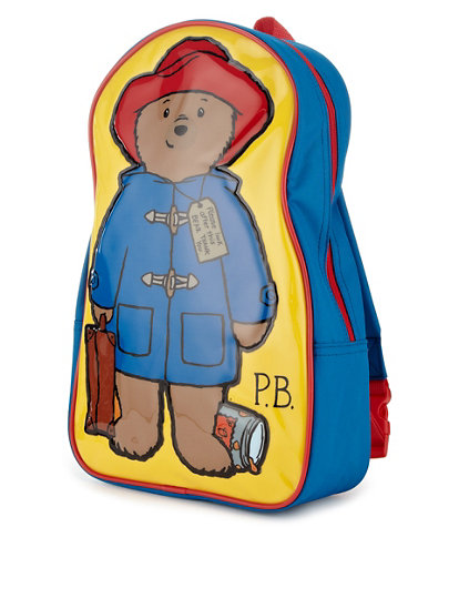 Paddington Bear Backpack Bag Rucksack school Size H30 X W25 X D9cm nursery 