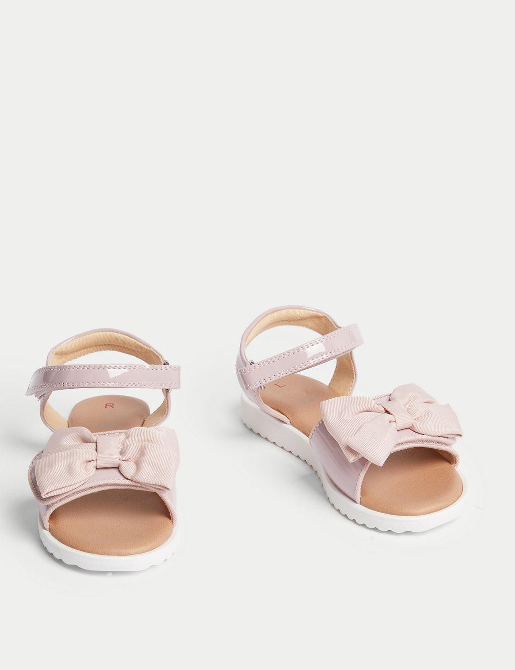 Kids' Patent Bow Sandals (4 Small - 2 Large) 1 of 4