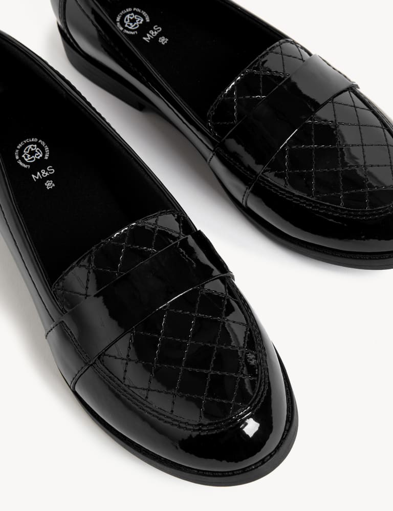 Boys patent loafers top