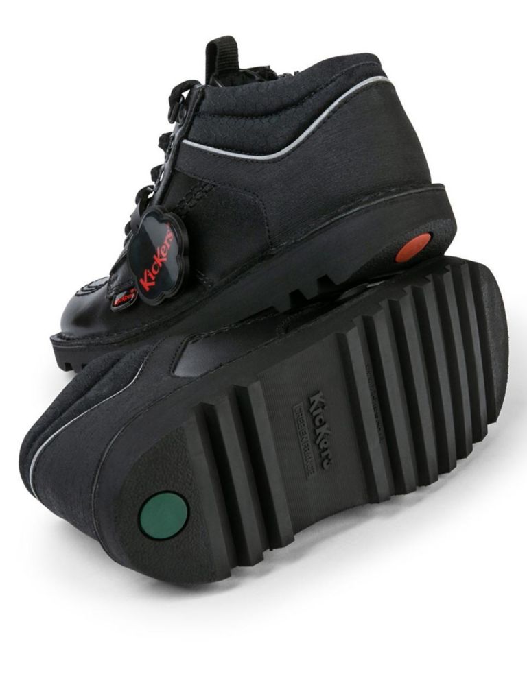 Kids' Patent High Top School Shoes 4 of 6