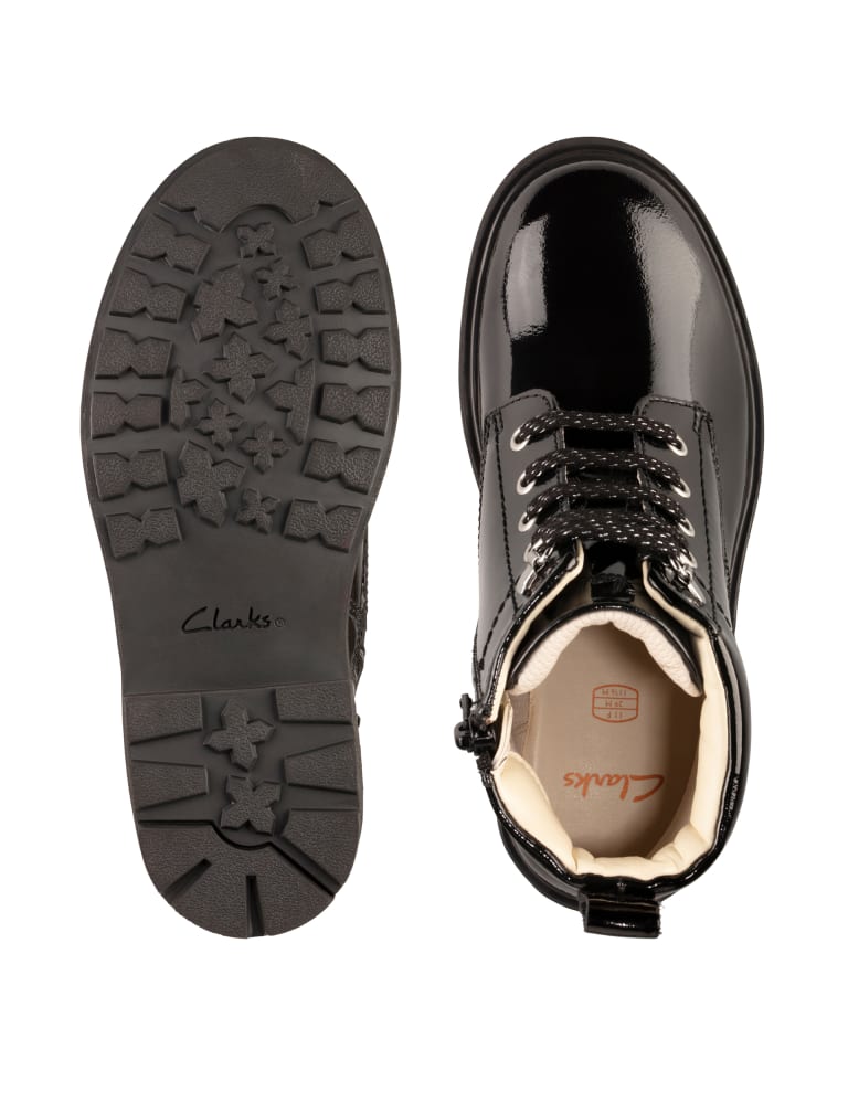 Clarks ladies best sale lace up boots