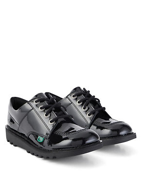 Kids' Patent Leather Lace School Shoes Image 2 of 5