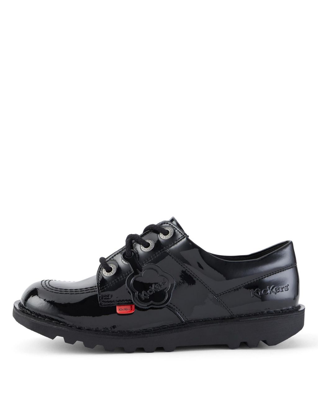 Kids' Patent Leather Lace School Shoes 3 of 5