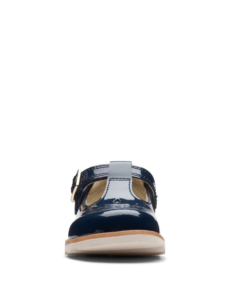 Clarks patent t best sale bar shoes