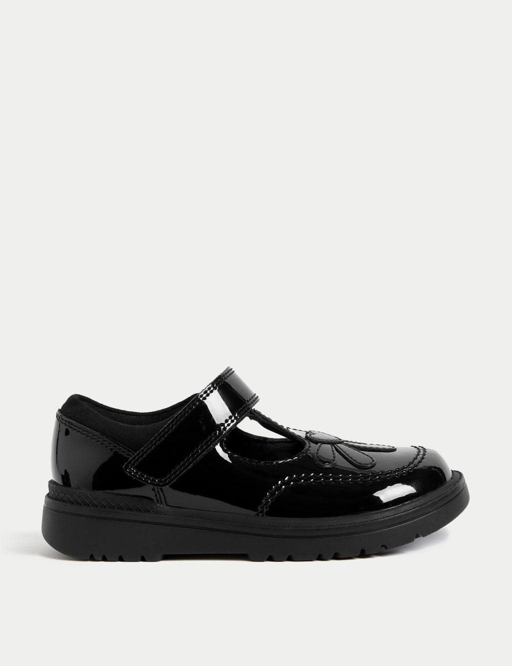 Black patent leather girl shoes clearance