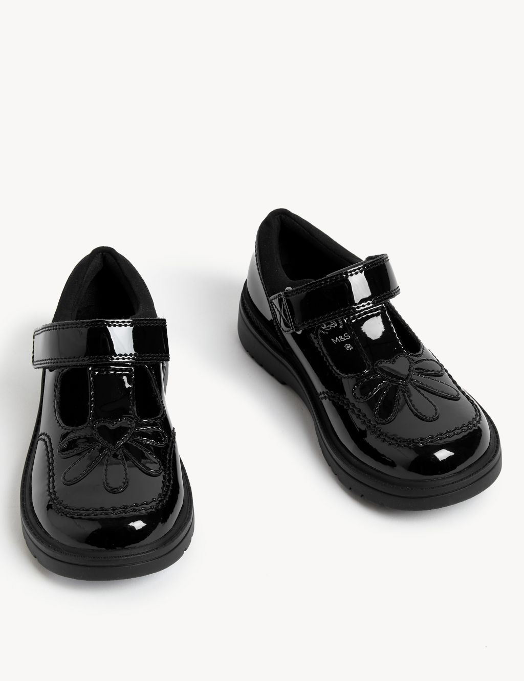 Kids' Patent Leather School Shoes (8 Small - 2 Large) | M&S Collection ...