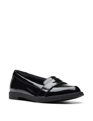 Kids' Patent Leather Slip-On Loafers (13 Small - 2½ Large) Image 2 of 7
