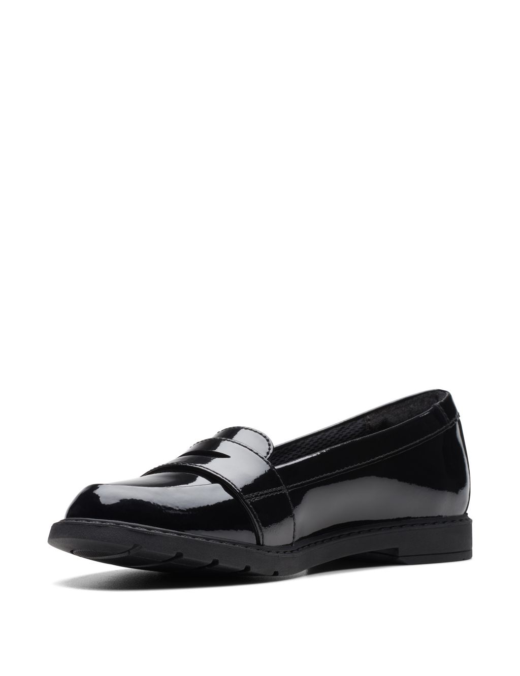 Kids' Patent Leather Slip-On Loafers (13 Small - 2½ Large) 2 of 7