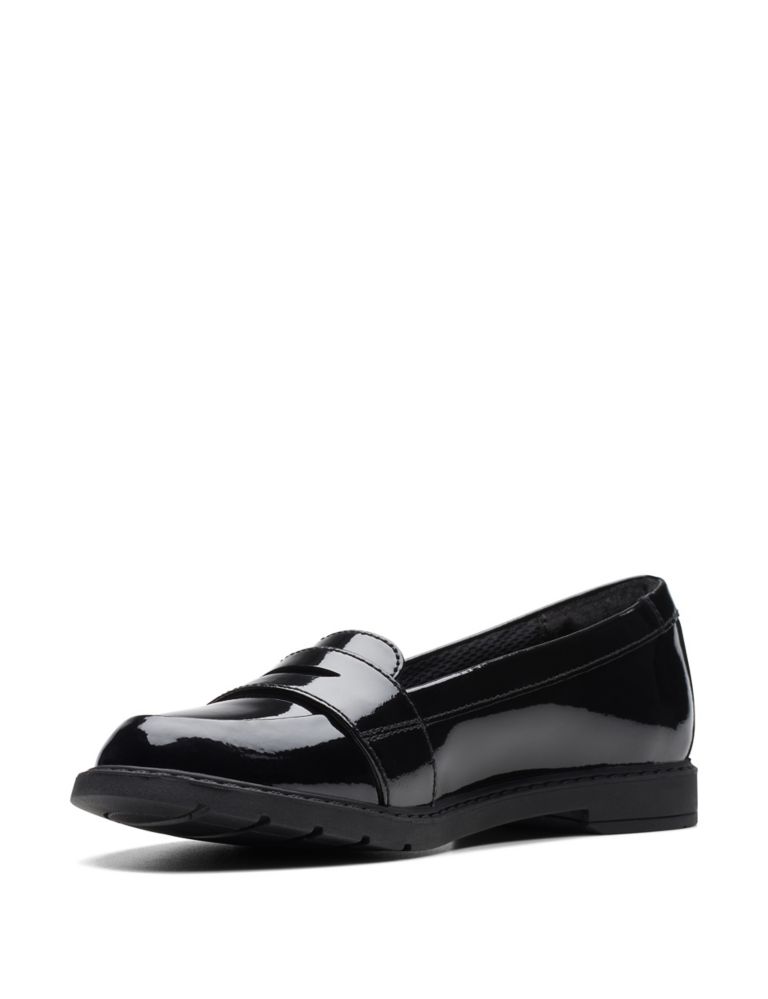 Kids' Patent Leather Slip-On Loafers (13 Small - 2½ Large) 3 of 7