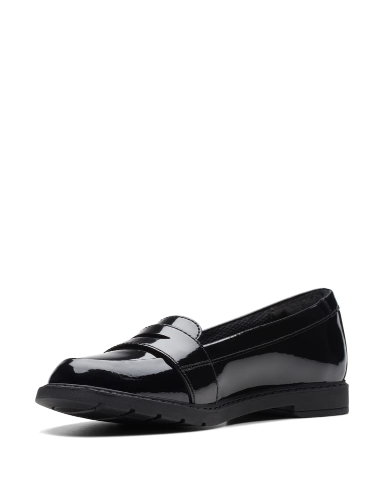 Kids' Patent Leather Slip-On Loafers (13 Small - 2½ Large) 3 of 7